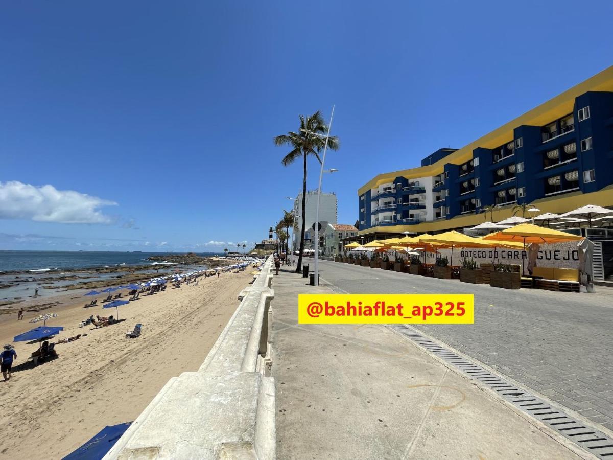 Flat à Beira Mar na Barra Salvador Exterior foto