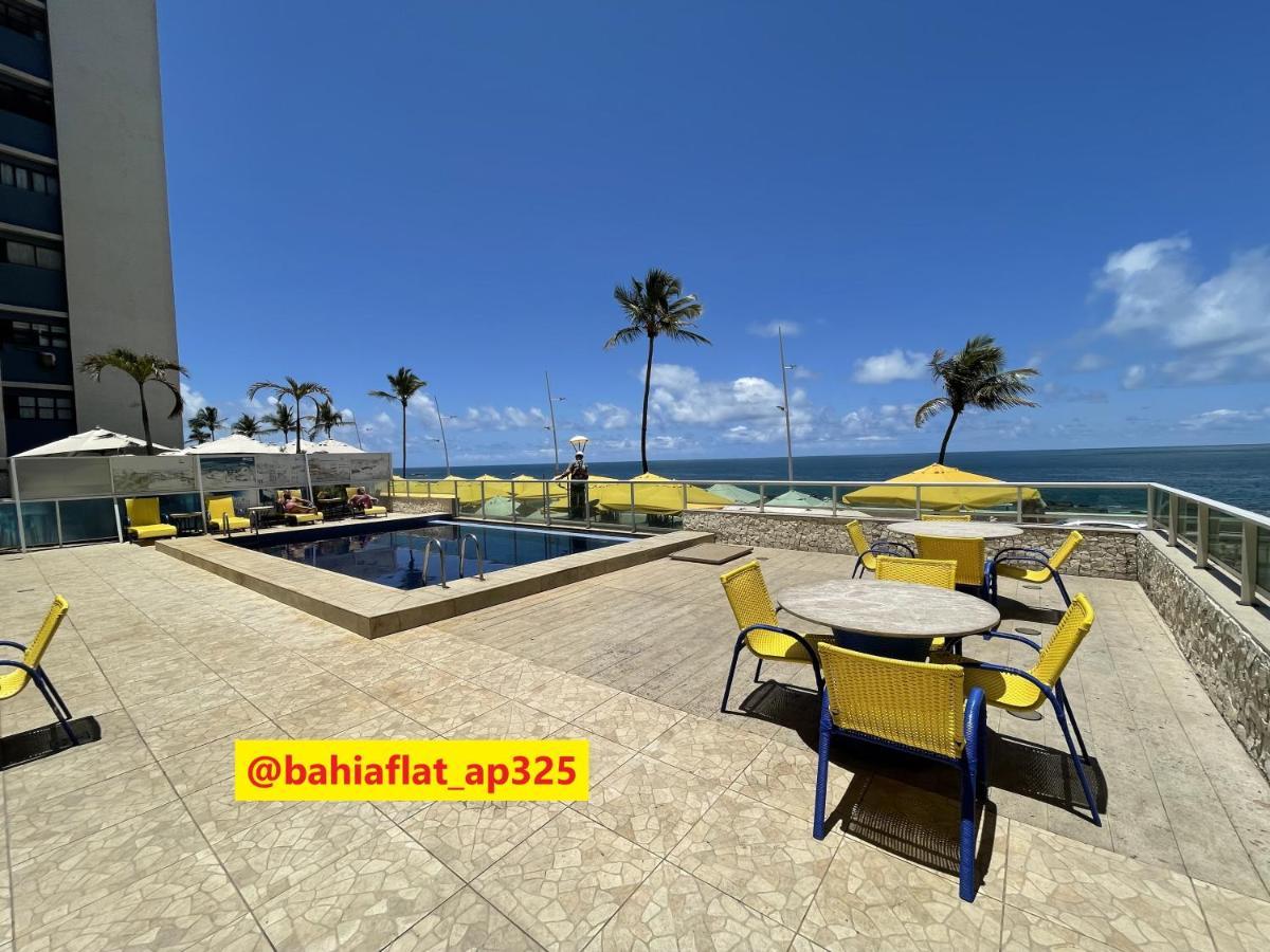 Flat à Beira Mar na Barra Salvador Exterior foto