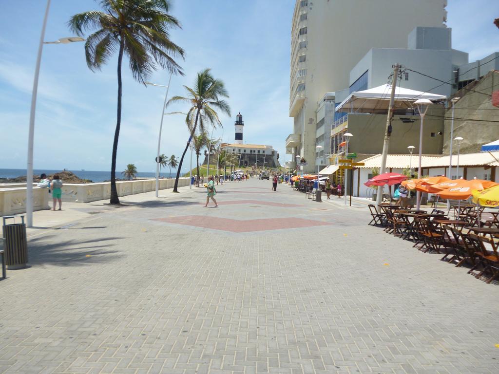 Flat à Beira Mar na Barra Salvador Exterior foto